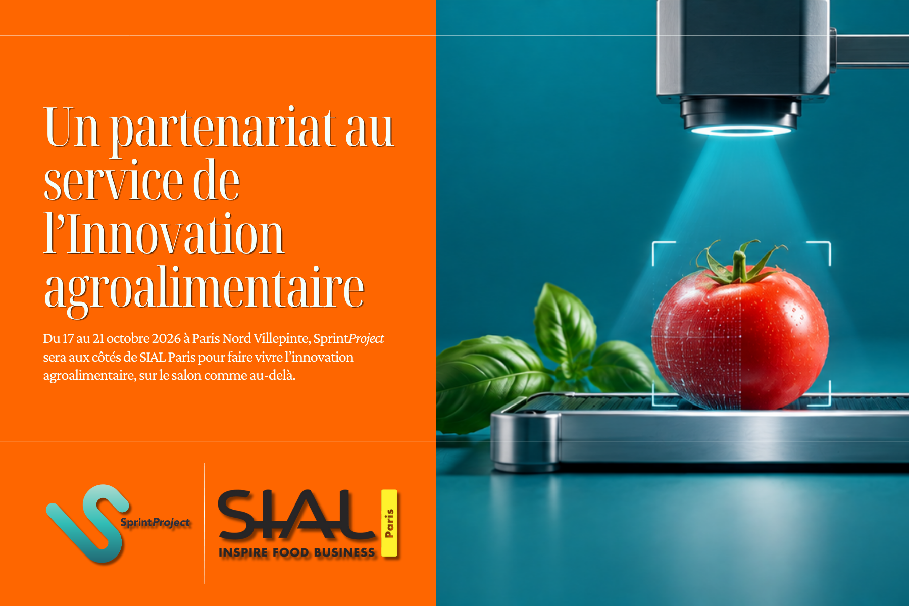 SIAL Paris x SprintProject : un partenariat au service de l’Innovation Agroalimentaire